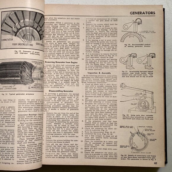 Motors Auto Repair Manual 1960 Hardcover 23rd Edition - Picture 7 of 14